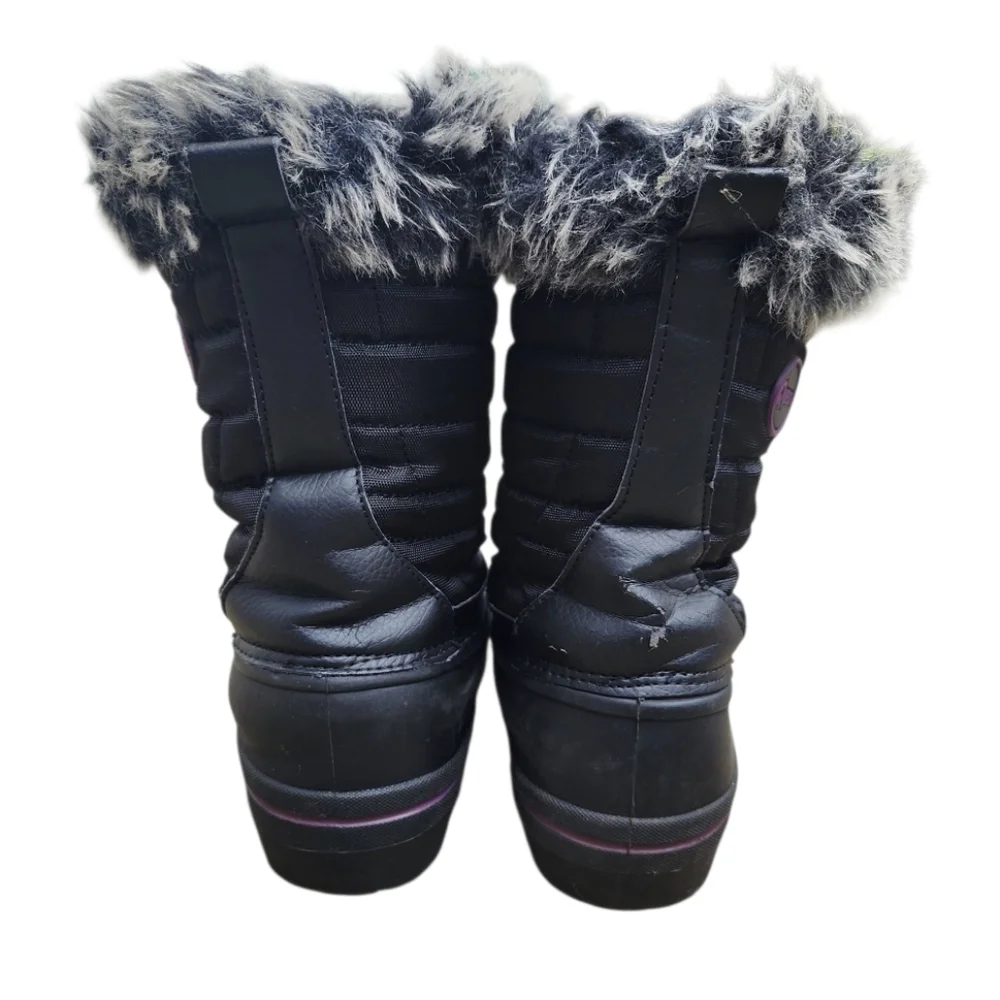 QUEST thinsulate girls winter snow/rain boots, size 6